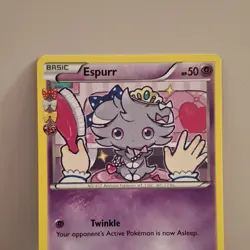 Pokemon Espurr RC14/RC32 Generations Radiant Collection TCG Card (LP) - Image 2