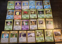 Pokemon Japanese (Pocket Monsters) Vintage Card Lot, 18 Holos and 7 Rares - Image 1