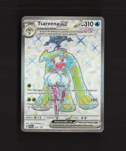 Tsareena ex 220/182 Paradox Rift Full Art Ultra Rare Holo Pokemon Card NM - Image 1