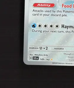 Crabominable 149/142 Stellar Crown Full Art Ultra Rare Holo Pokemon Card NM - Image 5