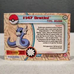 Dratini #147 Topps Blue Logo Foil TV Animation Pokemon Card - Image 2