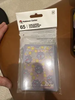 Koffing & Weezing Sunset Pokemon Center 65 Ct Pokemon Card Sleeves *Sealed* - Image 1