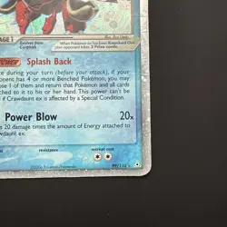 Crawdaunt ex SWIRL! 99/110 2006 EX Holon Phantoms Pokemon Card Holo Rare - Hp - Image 3