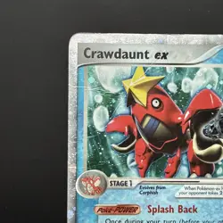 Crawdaunt ex SWIRL! 99/110 2006 EX Holon Phantoms Pokemon Card Holo Rare - Hp - Image 5