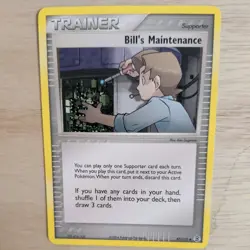 BILL'S MAINTENANCE 87/112 POKEMON CARD (EX FIRERED AND LEAFGREEN SET) - Image 1