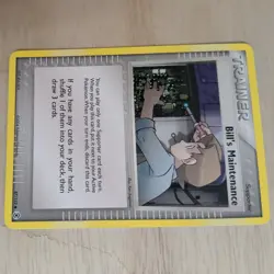 BILL'S MAINTENANCE 87/112 POKEMON CARD (EX FIRERED AND LEAFGREEN SET) - Image 4
