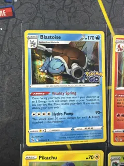 Pokemon TCG 3 Card Pokemon GO Lot Venusaur/Charizard/Blastoise/Pikachu - Image 2