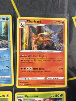 Pokemon TCG 3 Card Pokemon GO Lot Venusaur/Charizard/Blastoise/Pikachu - Image 3