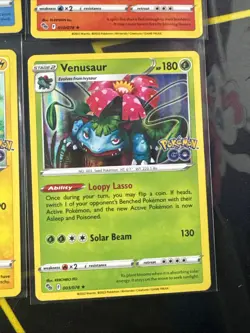 Pokemon TCG 3 Card Pokemon GO Lot Venusaur/Charizard/Blastoise/Pikachu - Image 5