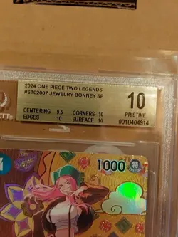 One Piece Card Game Jewelry Bonney ST02-007 SP OP08 Engl. Beckett 10 BGS10 - Image 2