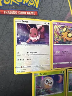 Pokemon SWSH Promo Card Lot 5 Holo Promotional Pokemon TCG Cards Dedenne Eevee - Image 2