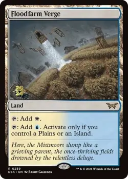 Near Mint Floodfarm Verge - Foil - Prerelease Promo Duskmourn: House of Horror - Image 1