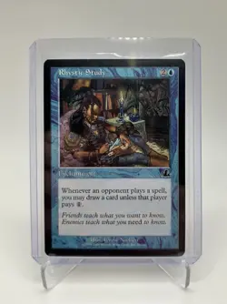 Rhystic Study Magic The Gathering MTG Prophecy #45 - Image 1