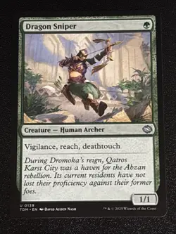 MTG Tarkir: Dragonstorm Dragon Sniper 0139 NM - Image 1