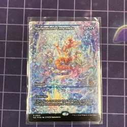 Harmonized Crescendo (0394) (Showcase) (Fracture Foil) Lorwyn Eclipsed Foil - Image 1