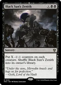 BLACK SUN'S ZENITH (MKC) Murders at Karlov Manor Commander - MTG - NM - Image 1