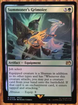 MTG Summoner's Grimoire FOIL Magic The Gathering Final Fantasy NM/Mint - Image 1