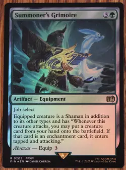 MTG Summoner's Grimoire FOIL Magic The Gathering Final Fantasy NM/Mint - Image 2
