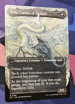 Eirdu, Carrier of Dawn Isilu, Carrier of Twilight - Borderless M MTG Lorwy - Image 2