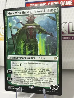MTG Nissa, Who Shakes the World War of the Spark 169/264 Regular Rare LP NM - Image 2