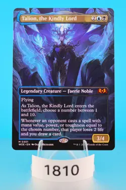 MTG Talion, the Kindly Lord (Borderless) Wilds of Eldraine Regular #301 - Image 1