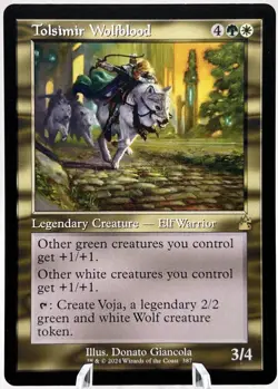 Tolsimir Wolfblood 387 Retro Frame Ravnica Remastered RVR MTG NM - Image 1