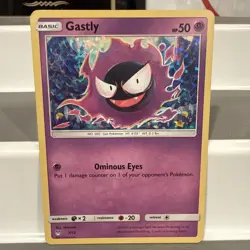 Pokemon TCG Gastly 7/12 Holo McDonald's Promos 2019 HP - Image 1