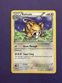 Raticate 105/149 Uncommon Near Mint Pokemon Boundaries Crossed - Image 1