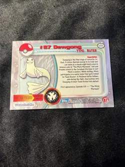 2000 Topps Pokemon TV Animation Edition Series 2 #87 Dewgong Foil - Image 2