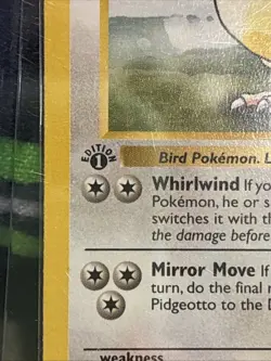 Pokemon, First Edition, Shadowless Base Set 22/102 Pidgeotto ￼ - Image 2