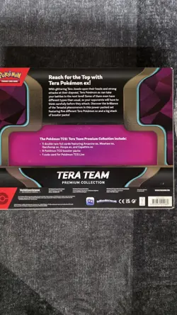 Pokemon TCG Tera Team Premium Collection SEALED - Image 2