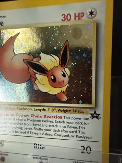 Pokemon TCG Eevee #11 Black Star Holo Promo - Image 2