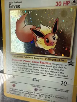 Pokemon TCG Eevee #11 Black Star Holo Promo - Image 5