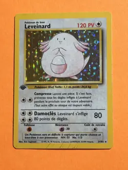 Pokemon 1st Edition Base Set (French) - Leveinard (Chansey) - Holo RARE - 3/102 - Image 1