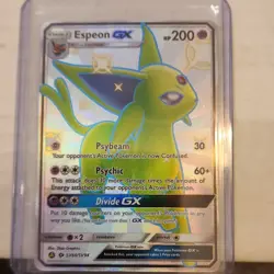 Pokemon TCG Espeon GX SV60/SV94 Hidden Fates Shiny Vault Full Art Holo Rare - Image 1