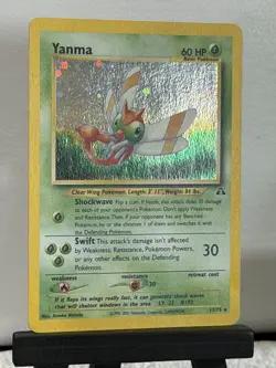 Yanma (17) 17/75 - Neo Discovery - Holo Swirl - Pokemon TCG - LP - Image 3