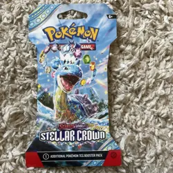 Pokemon TCG Scarlet & Violet Stellar Crown Sleeved Booster pack - Image 1