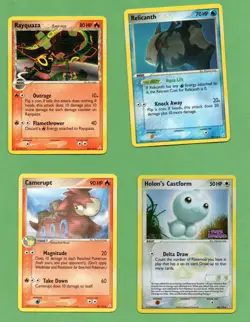 2006 Pokemon EX Holon Phantoms Series, 16 DifferentCards, Including Rayquaza - Image 1