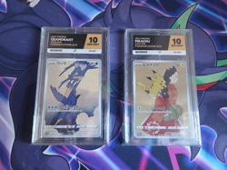 POKEMON | STAMP BOX PROMOS | PIKACHU | CRAMORANT | GRADED 10 | 226/S-P 227/S-P - Image 1