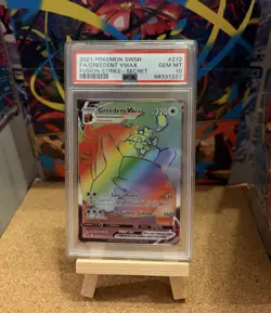 PSA 10 Greedent VMAX Full Art Secret Rare 2021 Fusion Strike 272/264 Pokemon - Image 1