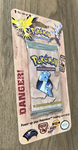 1999 WOTC Pokemon Sealed Pack Fossil Edition Lapras (In packaging) - Image 2