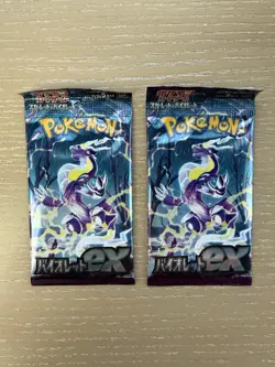 Pokemon Japanese SV1V Violet EX Booster Packs Factory Sealed Lot Of 2 - Image 1
