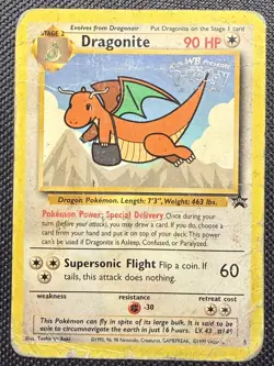 Dragonite Black Star Promo Pokemon The First Movie Stamped HP - Image 2