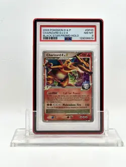Charizard G LV.X DP45 Diamond and Pearl Holo Pokemon 2009 PSA 8 - Image 1