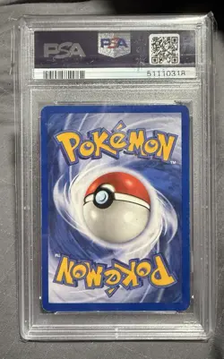 2000 Pokemon Team Rocket Dark Charizard Holo #4 PSA 5 EX - Holo Swirl by Tail - Image 2