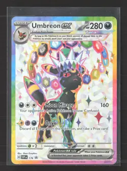 2025 Pokemon Scarlet & Violet Prismatic Evolutions Umbreon EX #176/SVP EN - Image 1