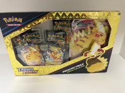 Pokemon TCG Crown Zenith Pikachu VMAX Factory Sealed Special Collection Box - Image 1