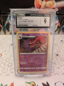 Pokemon Gengar 057/198 CGC Mint 9 Chilling Reign Holo 2021 - Image 2