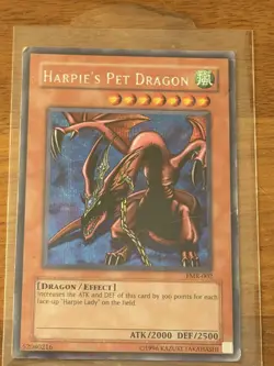 Harpie's Pet Dragon (Forbidden Memories) FMR-002 Yu-Gi-Oh! Video Game... - Image 1