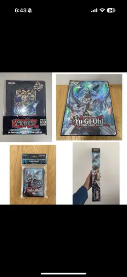 YuGiOh Bundle (4 Items) DSOD Binder + KC Binder + KC Mat + KC Sleeves -. - Image 1